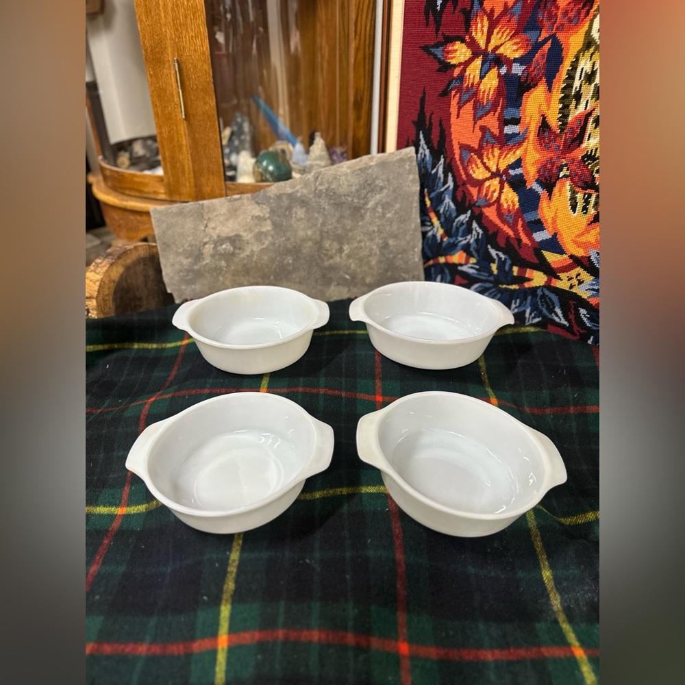 Milk White Ceramic Casserole Dishes /Serving Bowls Set